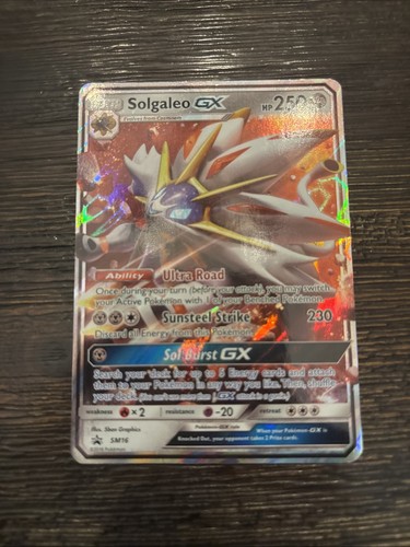 Solgaleo Gx Sun And Moon Promo 16