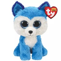8421363100 Beanie Boos. Prince, Niebieski Husky, 15 Cm Ty Inc.