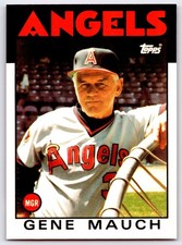 1986 Topps Tiffany - Gene Mauch #81