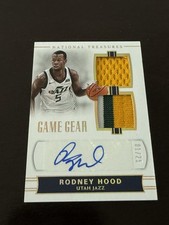 Rodney Hood 2017 National Treasures Game Gear Patch Auto Autograph #1/25