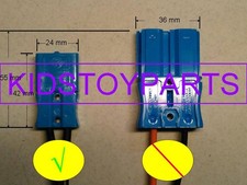 1" Wide 24mm Wide Plug...NEW CAT BULLDOZER KID TRAX 12 VOLT BATTERY CHARGER