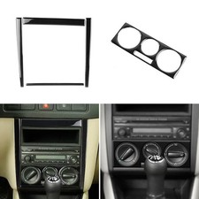 Center Air Conditioner Ac Radio Panel Trim For Vw Golf 4 Jetta Mk4 Gti 1999-2004