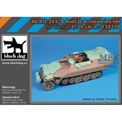 BLACK DOG BDT35270 Sd.Kfz 251/9 Ausf. D accessories set