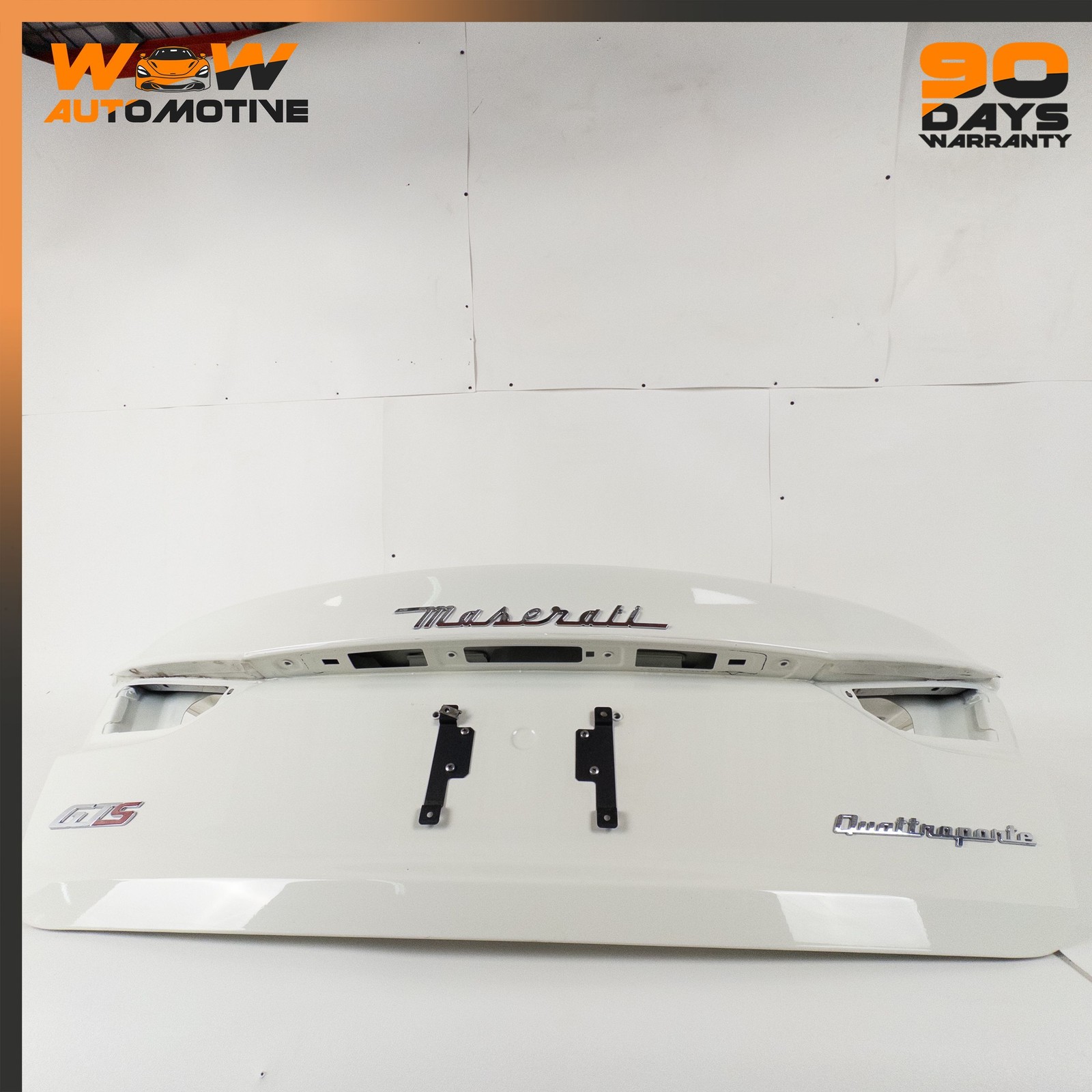 13-17 MASERATI QUATTROPORTE GTS REAR TRUNK LID COVER PANEL ASSEMBLY OEM  