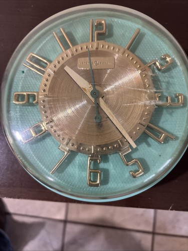 general electric telechron wall clock vintage