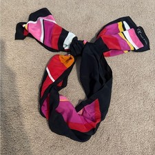    Anne Klein women  s silk scarf 51  x 11  