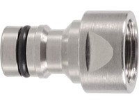 10Er Pack(Stk) Geka 46.0710 Hahnstecker Geka Plus Messing Vernickelt Innengewind