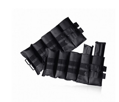 20lbs Adjustable Arm Leg Weights Wrist Ankle Exercise Gym Workout Training Black