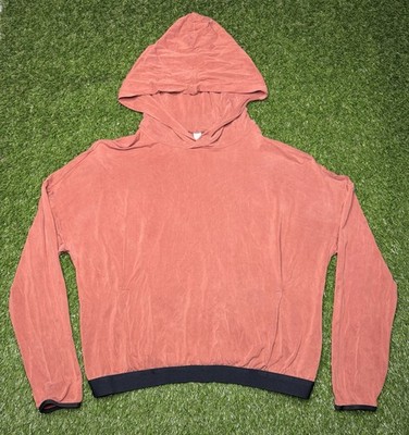 Lululemon The Lab Balzo Hoodie Canyon Rock Womens Size 6 Black Banded Trim