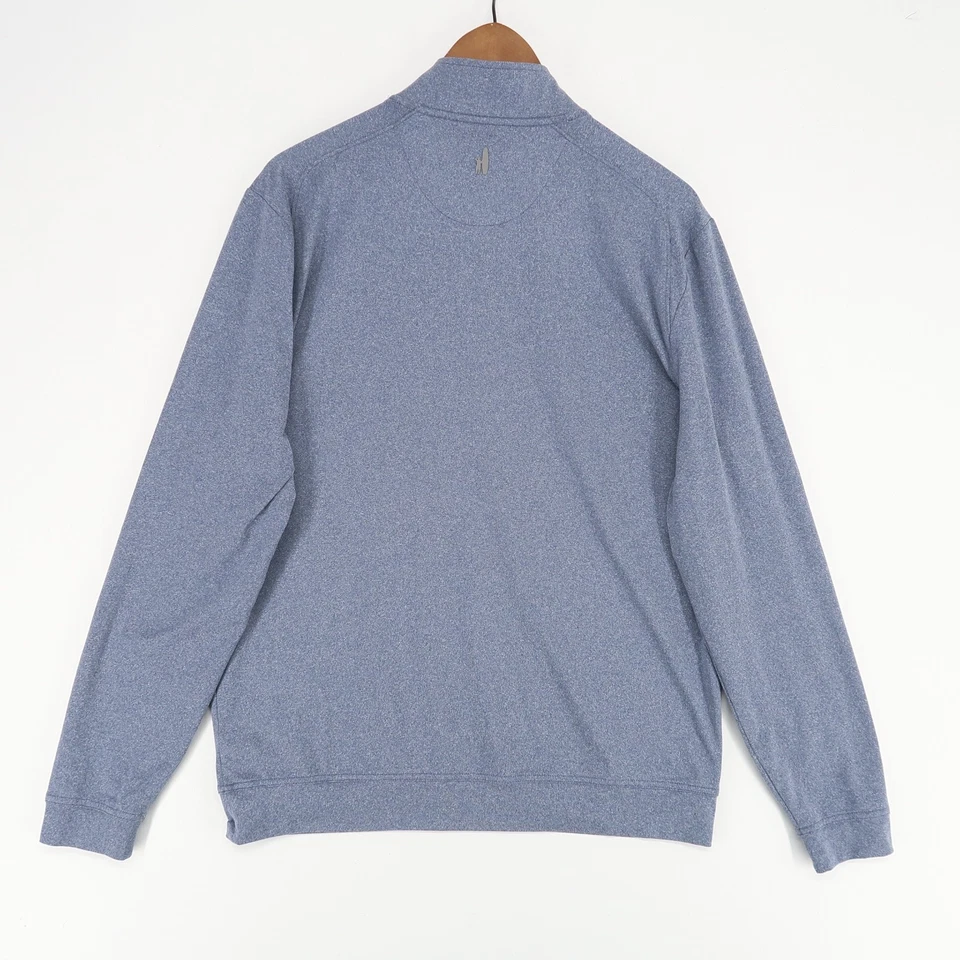 Pullover Johnnie-O Flex Cuarto Cremallera Para Hombres M Brezo Azul Marino Rendimiento Golf Foto 2 de 4