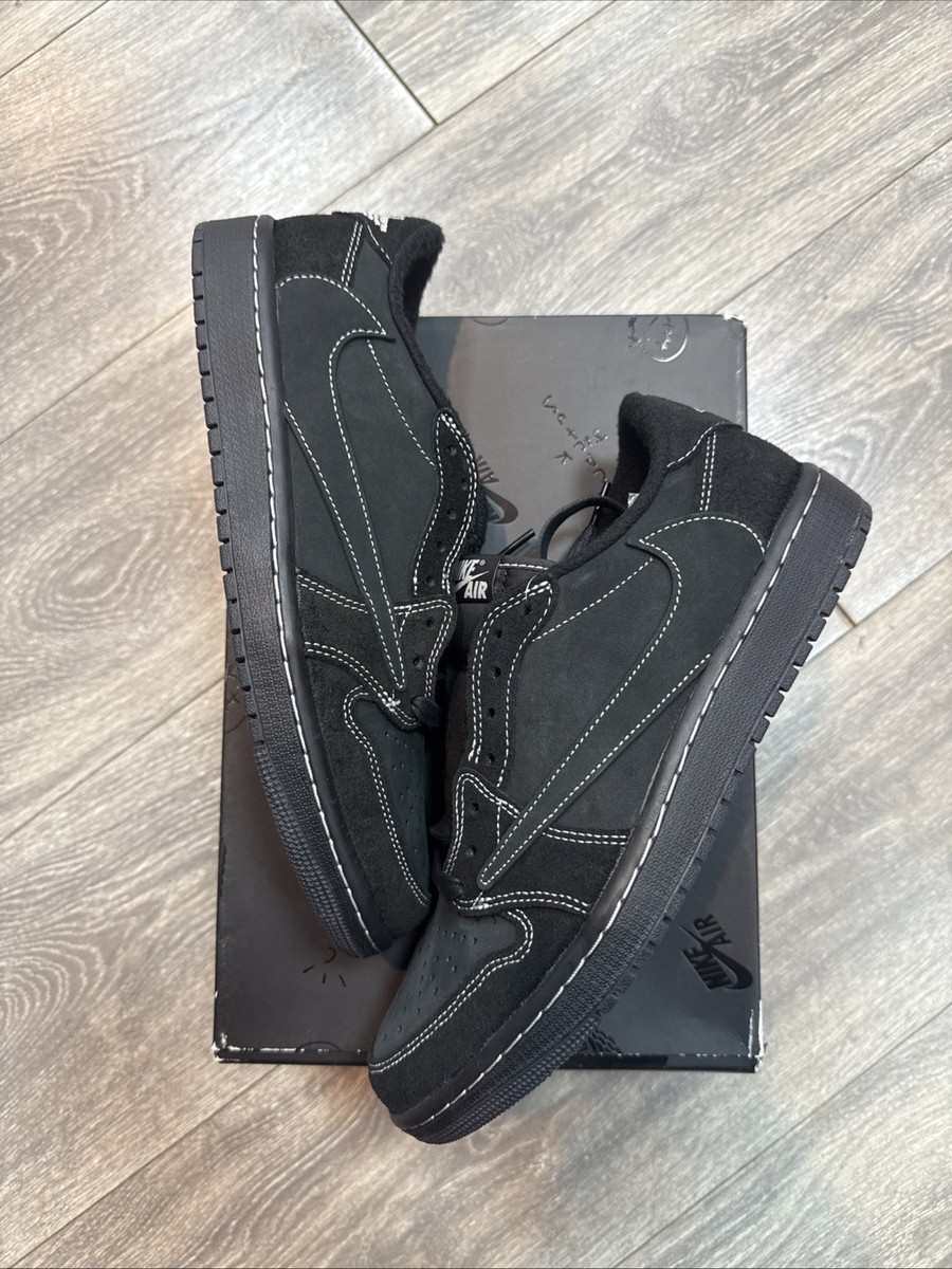 Size 9 - Jordan 1 Retro Low OG SP x Travis Scott Black Phantom | eBay