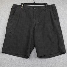 O'Neill Crossover Hybrid Board Shorts Mens 38 Dark Gray Casual Swim w/Stain