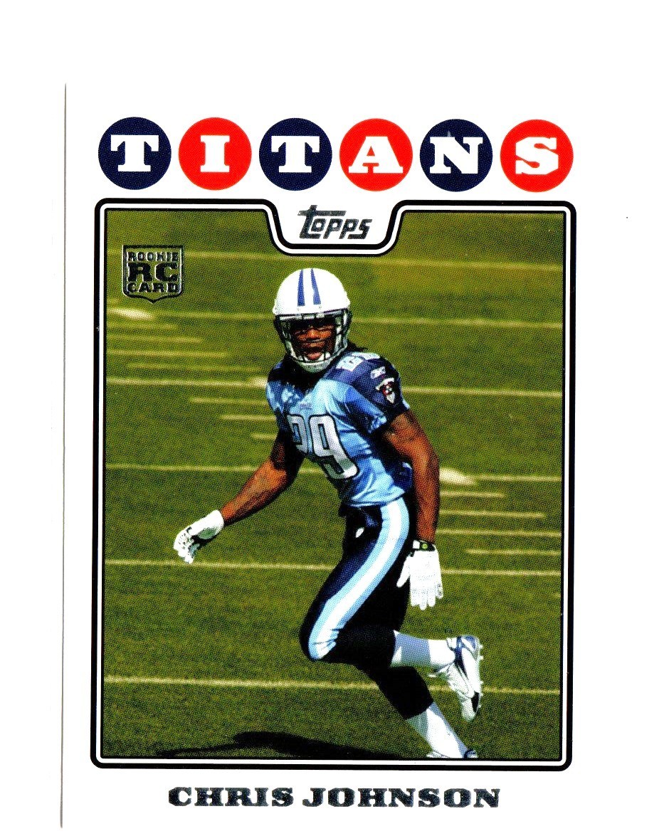 2008 Topps - Chris Johnson #351 (RC) Tennessee Titans