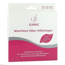 2x ELANEE Stilleinlagen Silber waschbar 2 ST