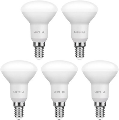 Lepro E14 LED Lampe 2700K Warmweiss, R50 4.9W 470 Lumen, 5 Stück
