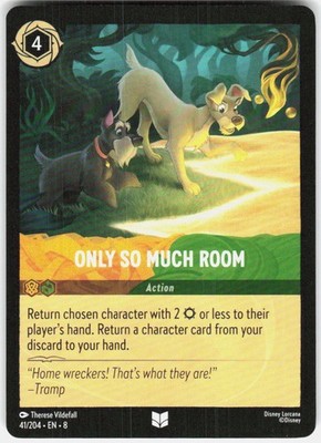 Only So Much Room 41/204 Reign of Jafar Disney Lorcana