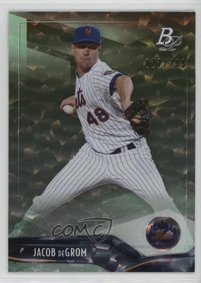 2021 Bowman Platinum Foilboard 22/299 Jacob deGrom #53 1i72