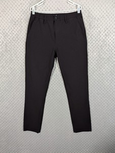 Rapha Pants Men's 34x32 Black Slim Tapered Stretch Commuter Loopback Trousers
