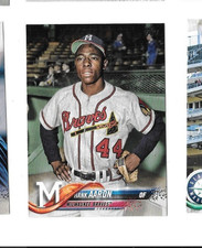 2018 Topps Update Series - Legend Variation Hank Aaron #US44