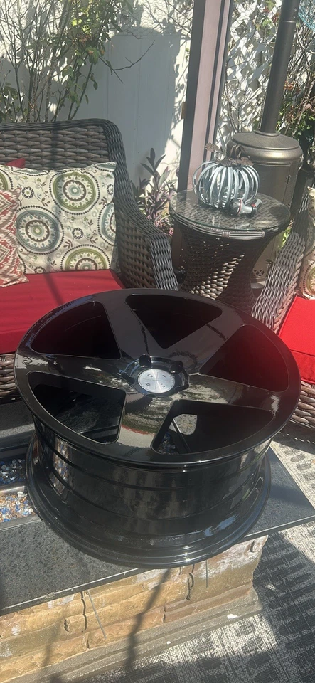 Как новый глянцевый черный 20x10 + 42 мм и 20X9 + 35 мм BD15 Blaque бриллиант колеса комплект - Изображение 4 из 4