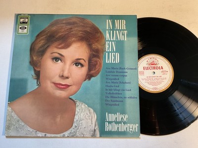ANNELIESE ROTHENBERGER In Mir Klingt Ein Lied Ex+ 1960s EMI Electrola Opera LP -