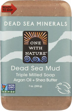 Dead Sea Mineral Mud Soap with Argan Oil  Shea Butter 7 Oz Pa