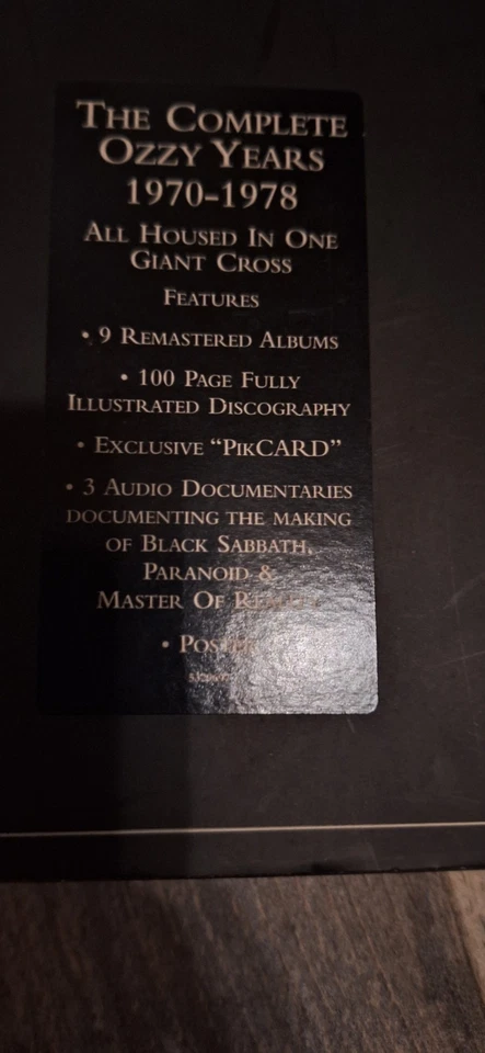 Black Sabbath The Complete Ozzy Years All Housed in one Giant Cross - Bild 2 von 4