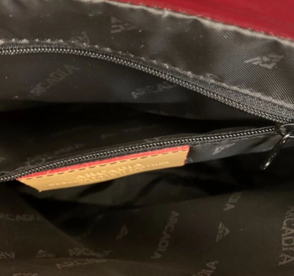 Arcadia手提包漆皮红色 — 第 4/4 张图片