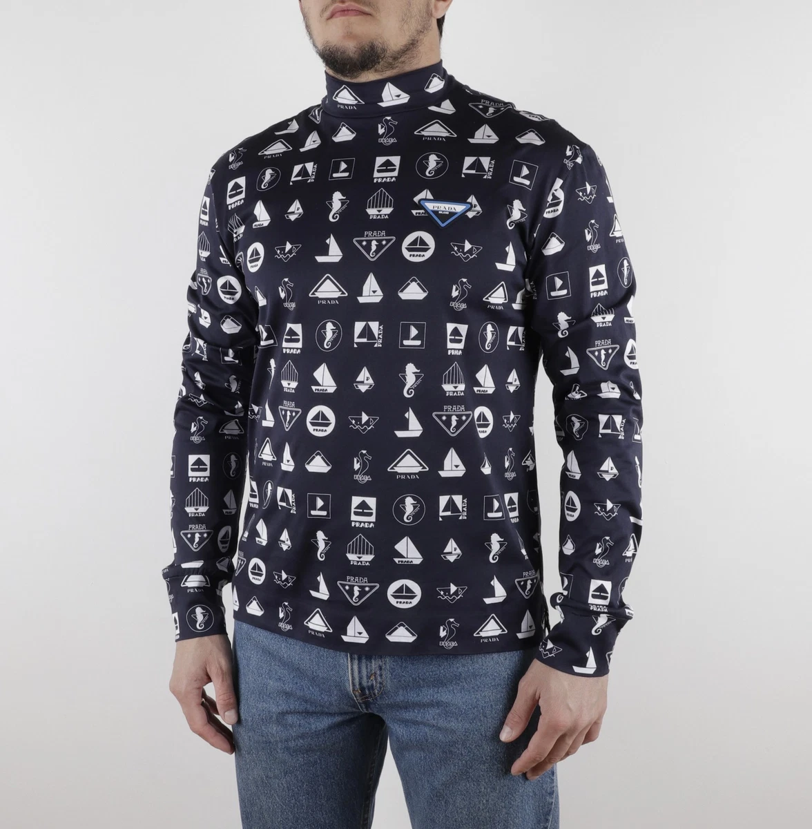 TOY's × INITY Party Flash -maboroshi- PRADA Long Sleeve T-Shirts for Men for sale - eBay