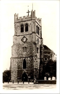 Waltham Abbey Essex England Real Photo Postcard Bell's Photo Co c1950s