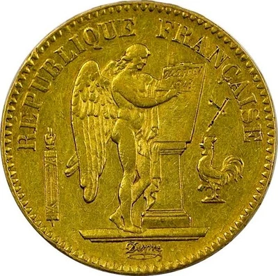 FRANCE, Monnaie OR, 20 Francs OR GÉNIE 1849, Paris - Photo 1/2