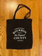 GOOSE ISLAND BOURBON COUNTY CLOTH TOTE BAG CHICAGO SACK RARE!