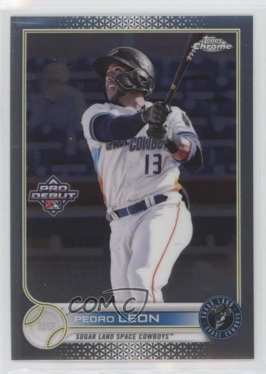 Pedro Leon #PDC-161 2022 Topps Pro Debut Baseball Chrome Autographs