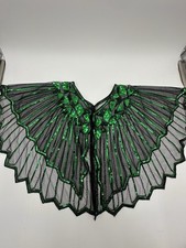 Women Sequin Wrap Bolero Cape Shawl Mesh Glitter Bridal Wedding Formal Party