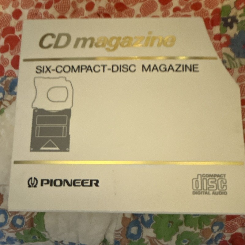 Pioneer CD Magazine Cartridge 6-Disc CD Changer Magazine for CD