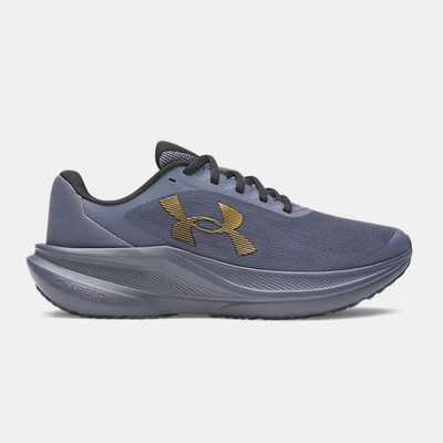 New w/ tags Under Armour Charged+ Chase Men's Running Shoes Gray Gold Cushioned