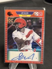 JAY ALLEN 2021 LEAF PRO SET METAL RED PRISMATIC AUTOGRAPH REDS