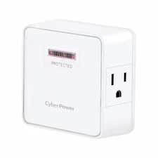 CyberPower HT200W Plastic 125V 15A White 1500 J Home Office Surge Protection