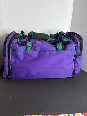Vintage 90s High Sierra Duffle Bag Turquiose Purple No Shoulder