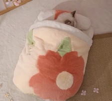 Winter-Wärme Katzenbett Schlafsack, Halbgeschlossen – Gefütterte Weiche Neu