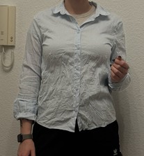 Blaue Bluse
