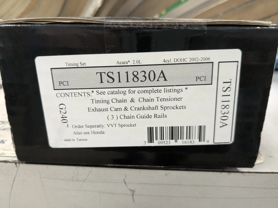 TS11830A Timing Chain Set For 2002 - 2006 Acura 2.0l 4cyl VVT Sprocket Not Incl. - Image 2 of 3