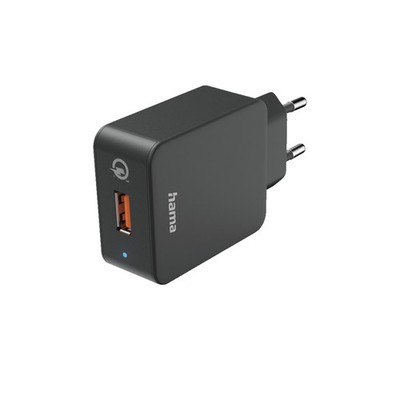 HAMA USB-A Qualcomm  Quick Charge  3.0 Schnellladegerät Universal, 3.6 - 12 Volt