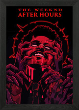 After Hours rapper con cornice poster arte da parete quadro stampa su tela