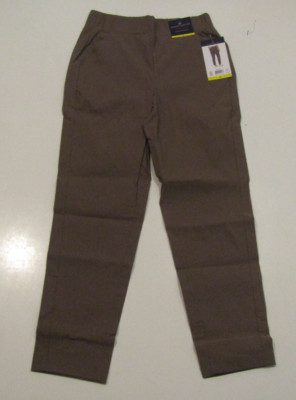 MODERN AMBITION Womens High-Rise Travel Pants Brown Sz Small S NWT Womens