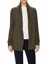 W479 NWT VINCE TEXTURE OPEN CAR COAT WOMEN CARDIGAN SIZE XS, S, M, L in DB $475