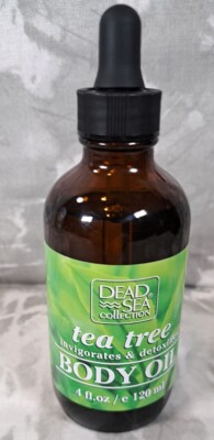 Dead Sea Collection Tea Tree Moisturizing And Healthy Skin Body Oil 4 oz