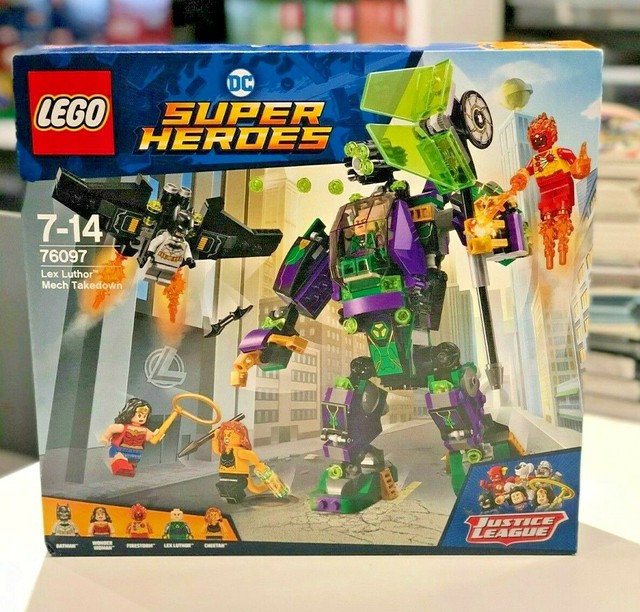 lego lex luthor mech takedown