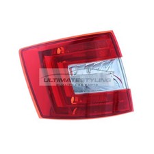 Skoda Octavia Rear Light 2013-2017 Estate Tail Lamp Back Lens Passenger Side