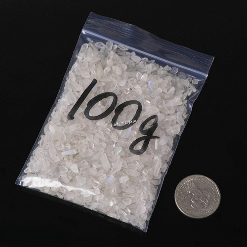 100g Gemstone Polished Chips Crushed Tumbled Stone Crystal Healing Embellishment - Afbeelding 145 van 364